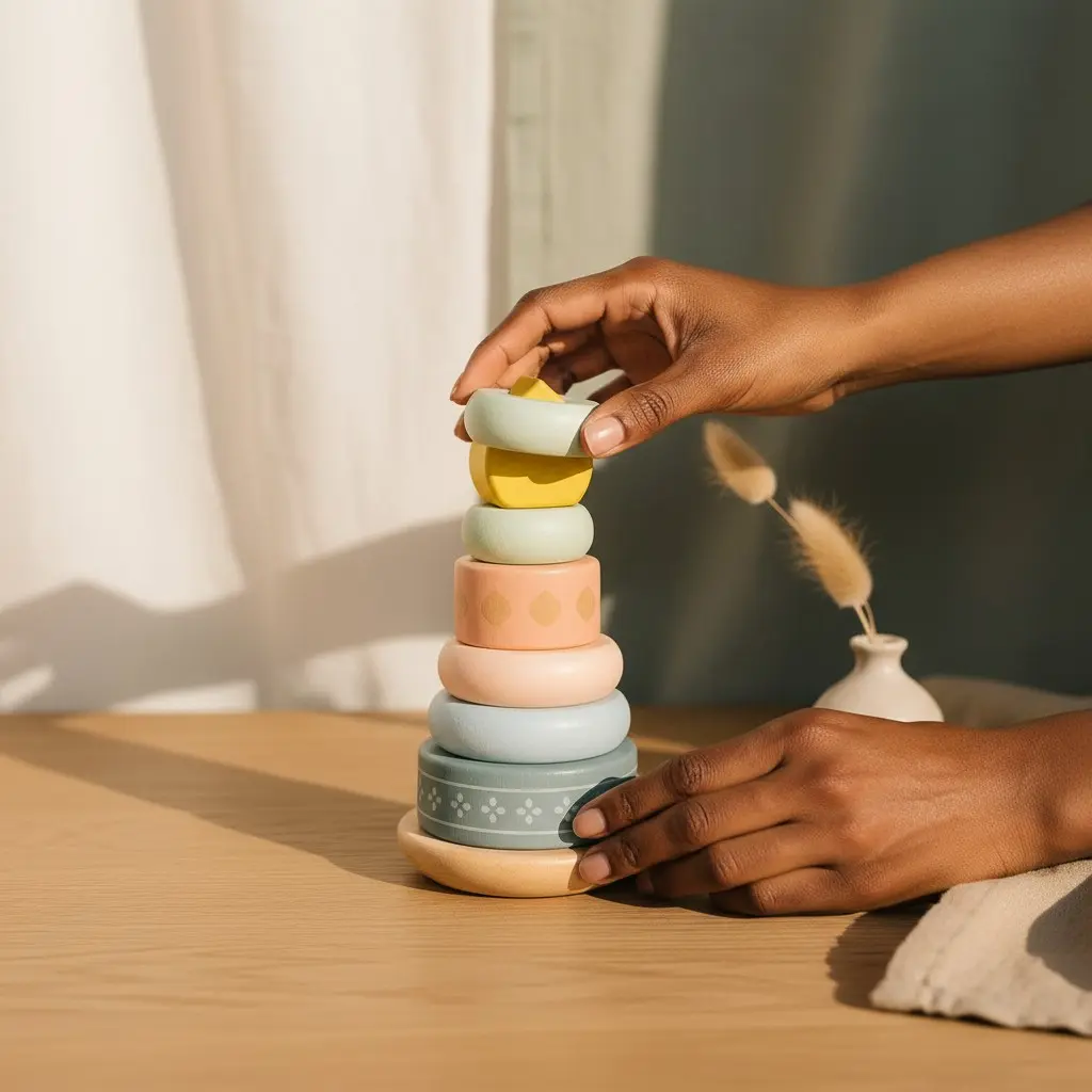 Islamic Wooden Stacker 