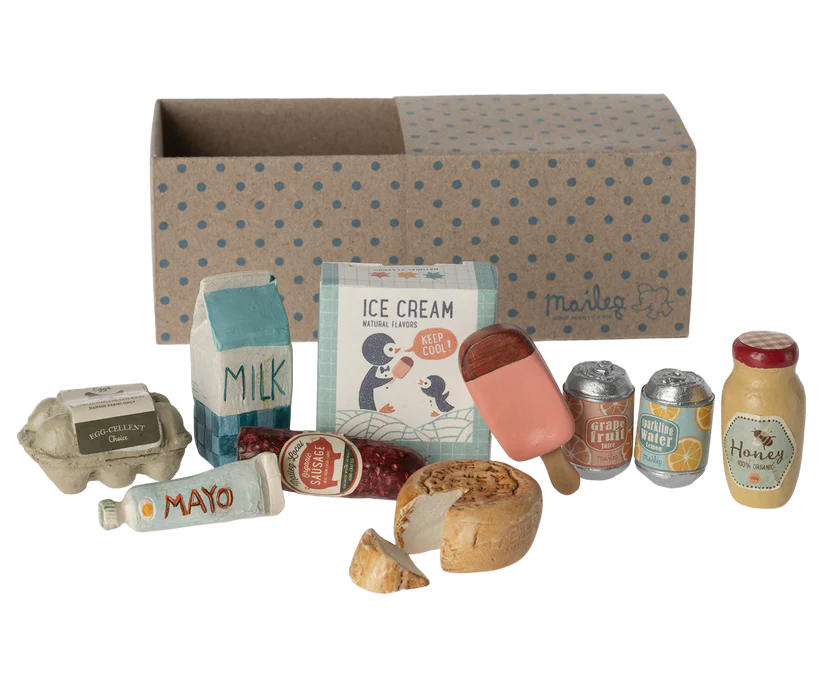 Maileg Danish Grocery box, Miniature