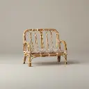 Maileg Danish Rattan couch, Large - Nature