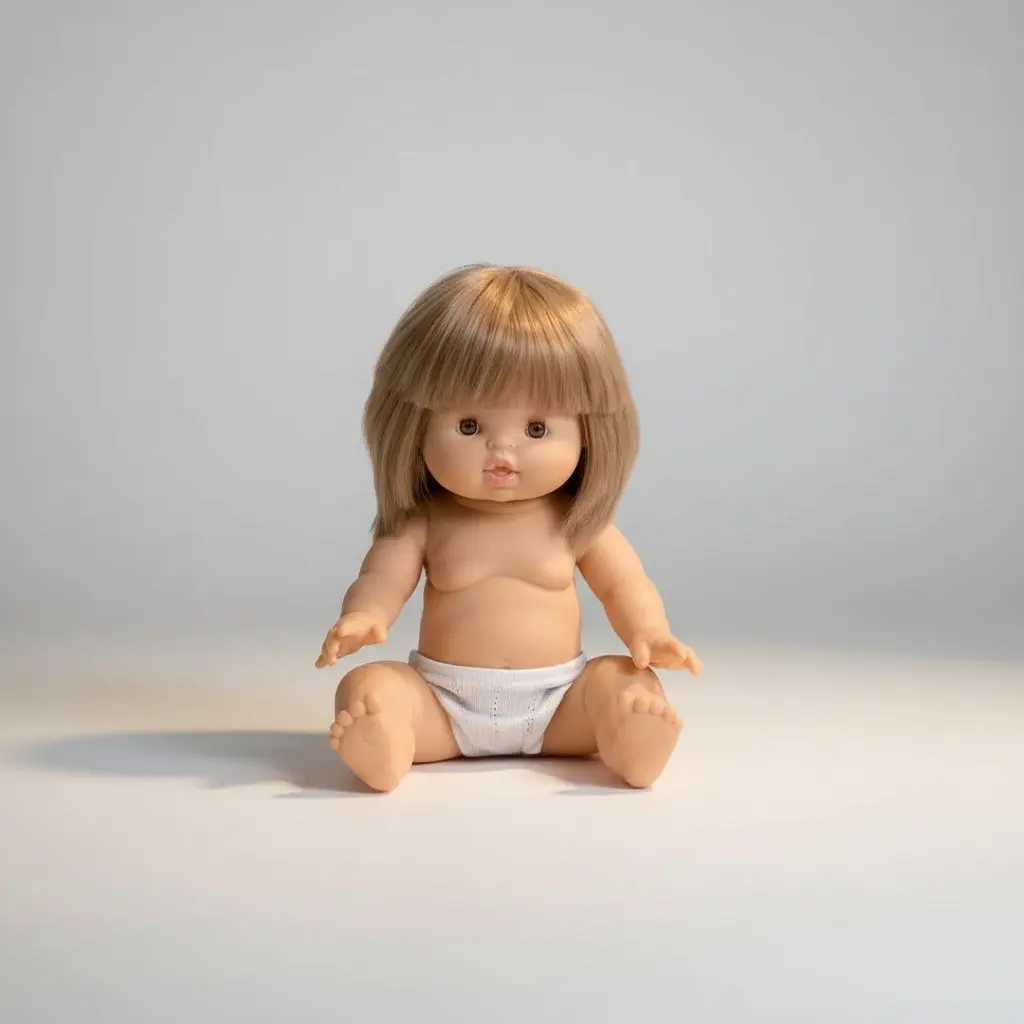 Minikane Zoé, poupée Gordis 34cm naked Doll 34cm in vinyl