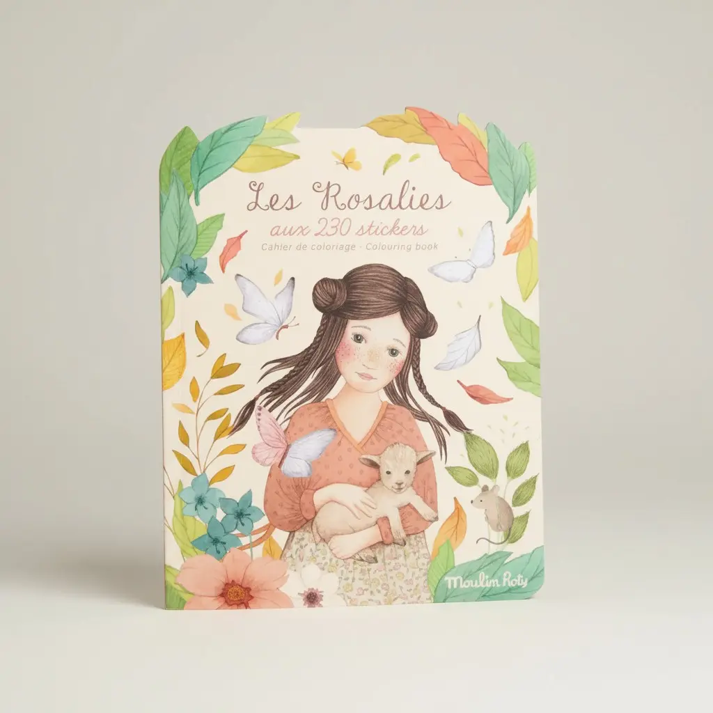 Moulin Roty Colouring book + 230 stickers