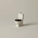 Maileg Danish Toilet, Miniature