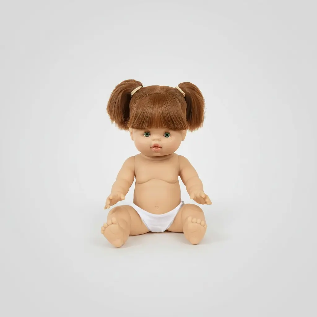 Minikane Gabriella, poupée Gordis debout 37cm naked Doll 37cm in vinyl