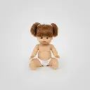 Minikane Gabriella, poupée Gordis debout 37cm naked Doll 37cm in vinyl