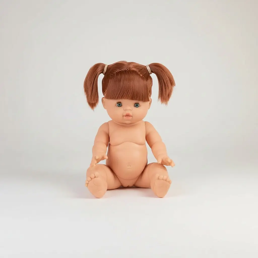 Minikane Gabrielle, poupée Gordis 34cm naked Doll 34cm in vinyl