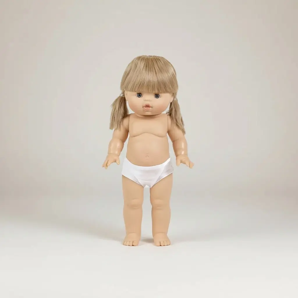 Minikane Yzé, poupée Gordis 34cm naked Doll 34cm in vinyl