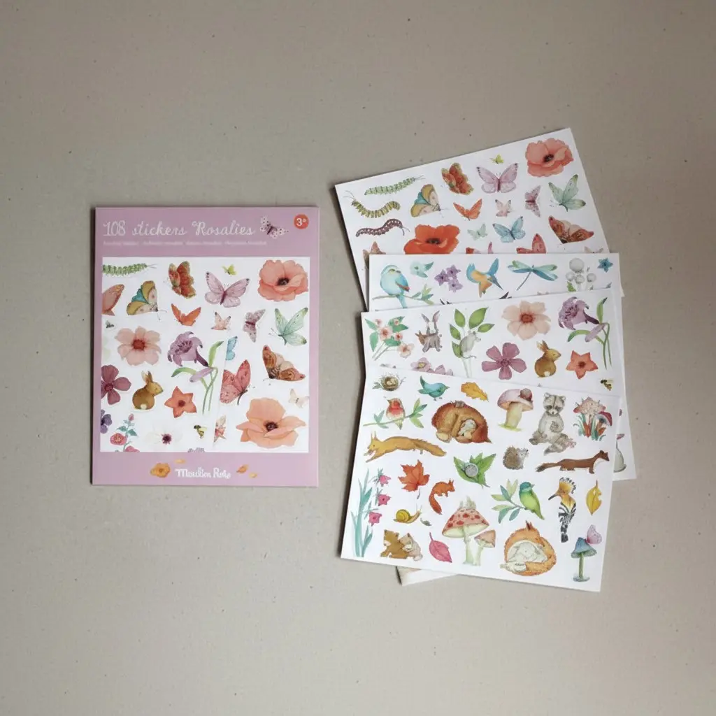 Moulin Roty Pack of 108 stickers