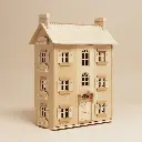 Le Toy Van Grand Natural Wood Doll House 