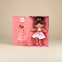 Doudou Ma Poupee Ballerine Rose 