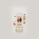 Le Toy Van Fridge Freezer & Accessories 