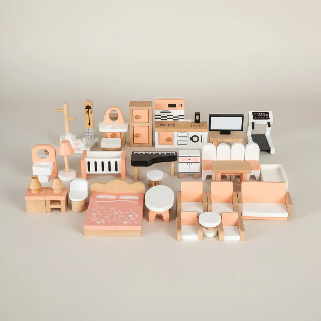 Zhejiangjiang Mini Furniture (34 Pcs) 