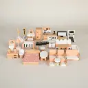 Zhejiangjiang Mini Furniture (34 Pcs) 