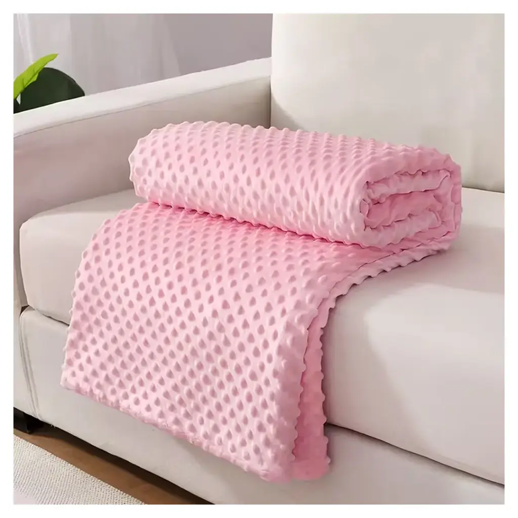 Toybox Flannel Blanket Pink | Blue 
