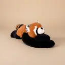 Doudou Podcoll Mario Panda Roux 40cm 
