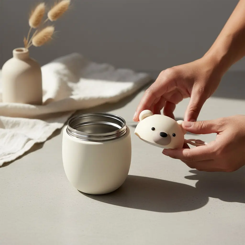 Asobu Bestie Polar Bear Food Jar 