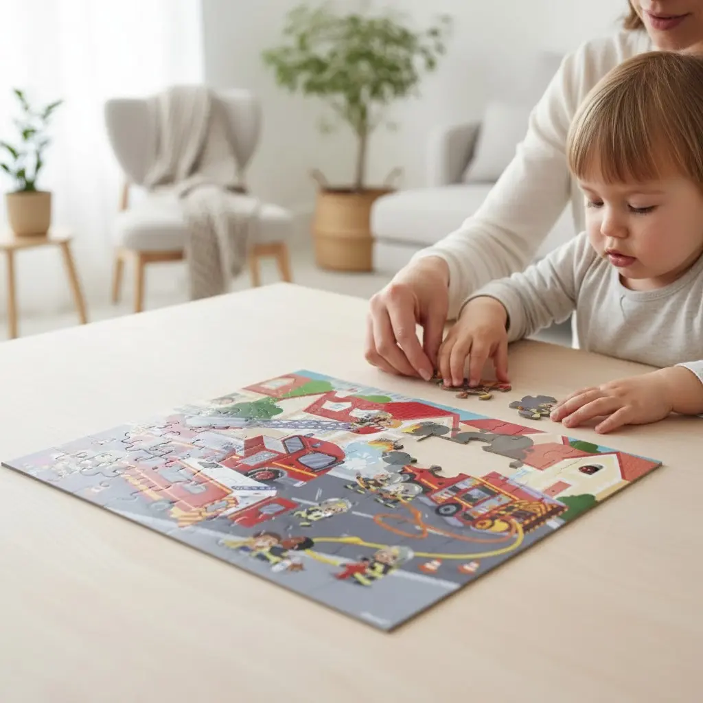 JANOD PUZZLE FIREMEN -24PCS