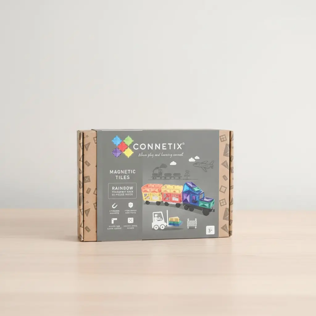 CONNETIX Rainbow Transport Pack 50 pc