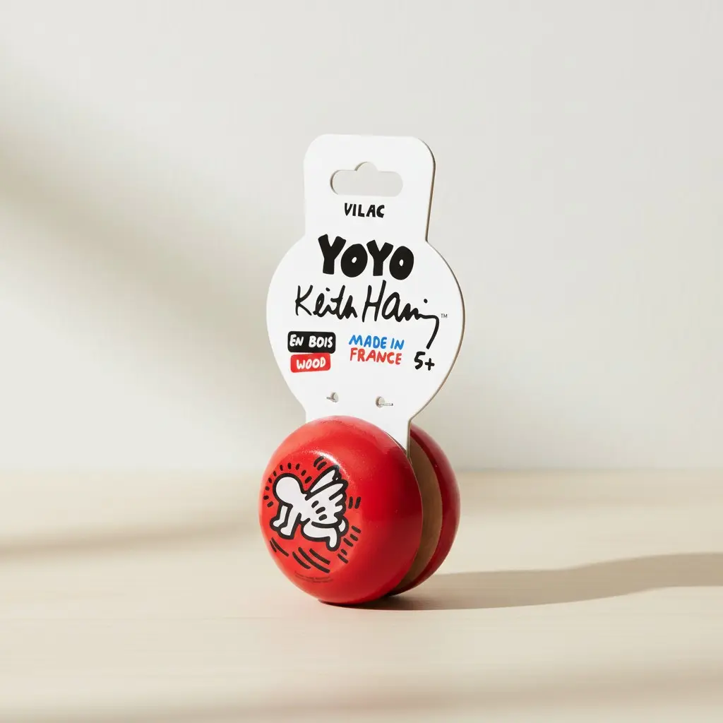 Vilac Angel heart yoyo - Keith Haring 