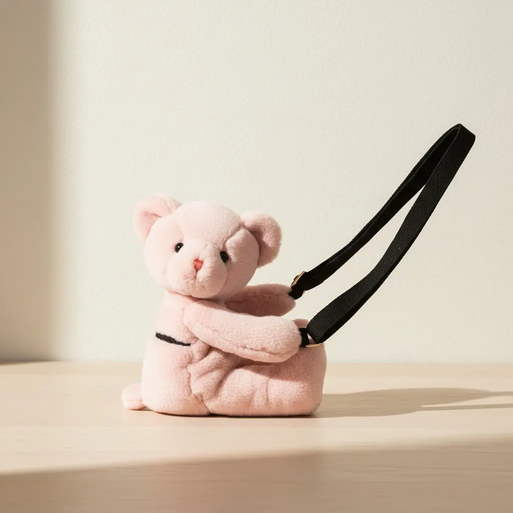 Sac Doudou - Ours Rosé Poudré