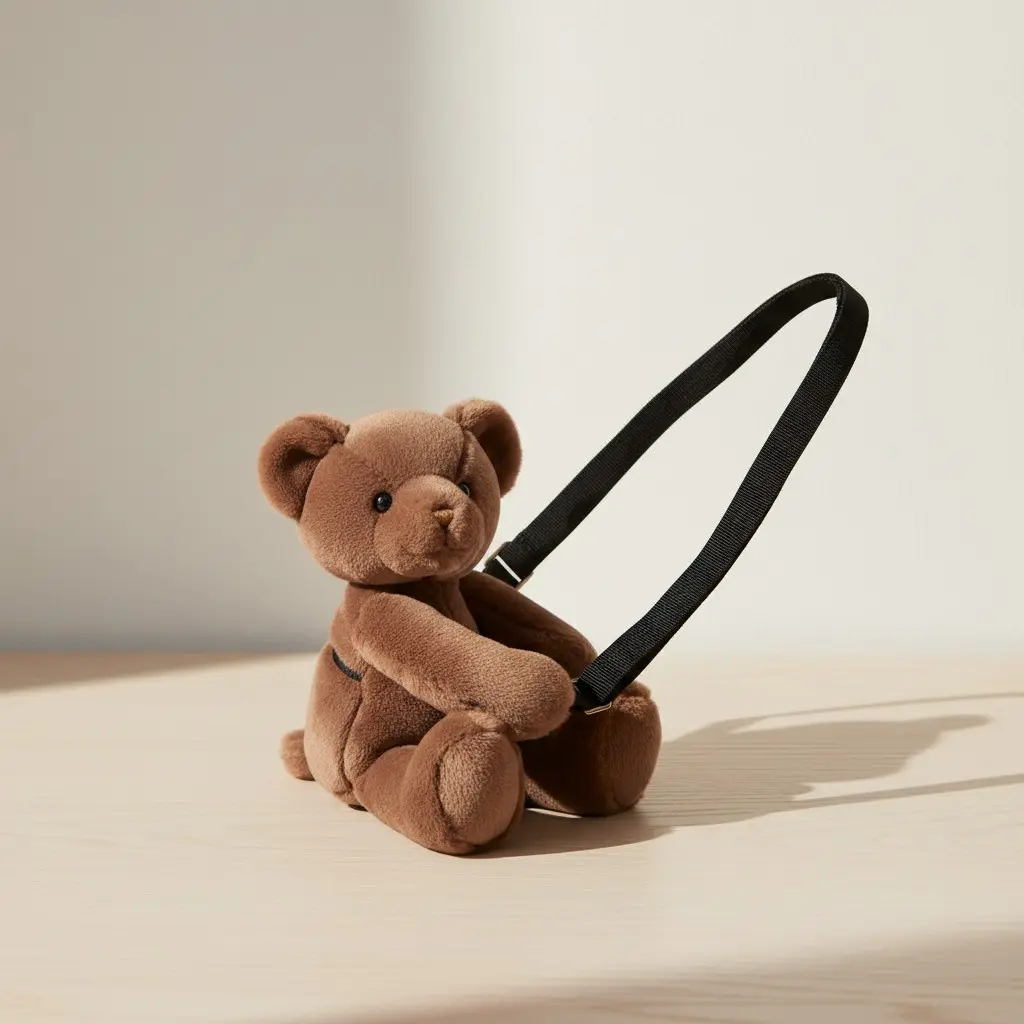 Sac Doudou - Ours Marron Glacé