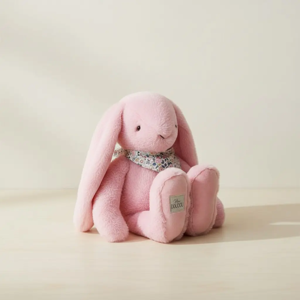 DOUDOU LAPIN FLEURETTE - Grenadine 50 cm