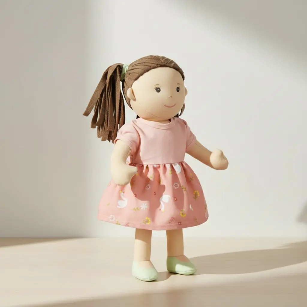 Heless Soft doll 'Lucie' with dress to dress and undress, 32 cm