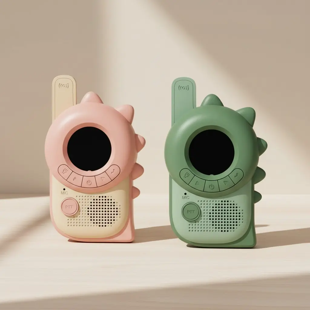 THE ZOOFAMILY  WALKIE TALKIE (DINO PINK - DINO GREEN)