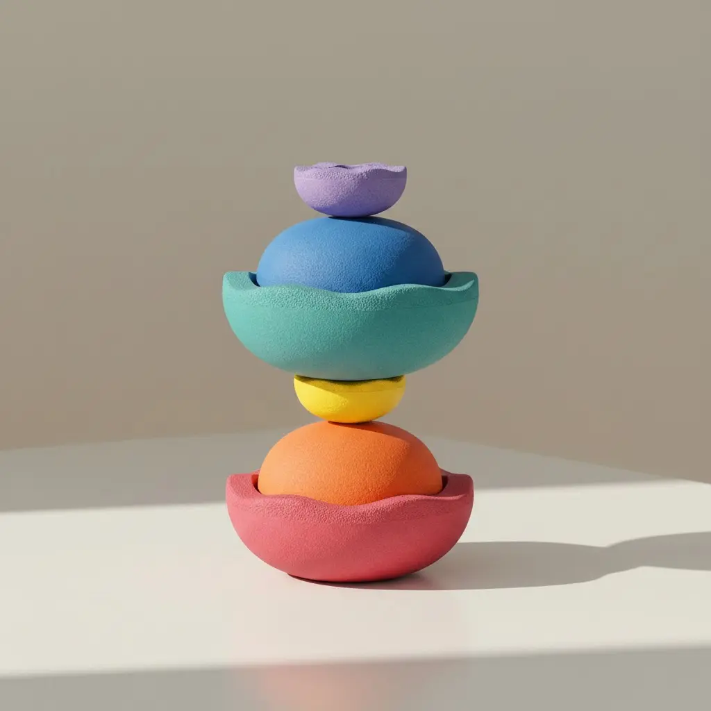 Stapelstein® Inside rainbow classic