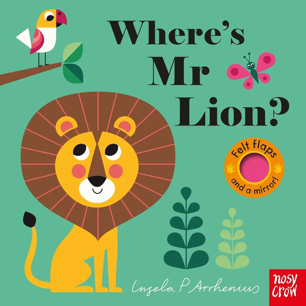 FELT FLAP : WHERE'S MR LION?