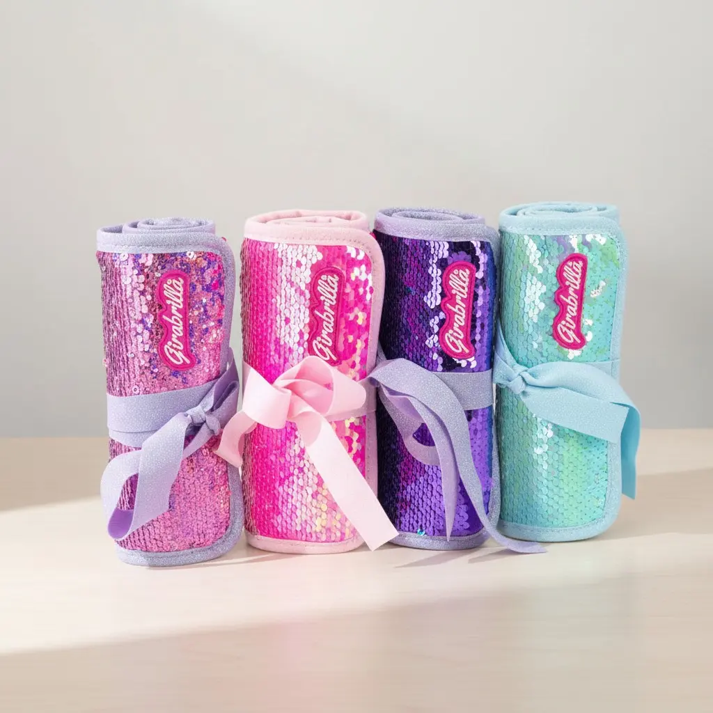 GIRABRILLA PUFFER PENCIL CASE-ROLL
