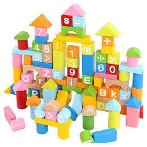48 Number Letter Blocks 