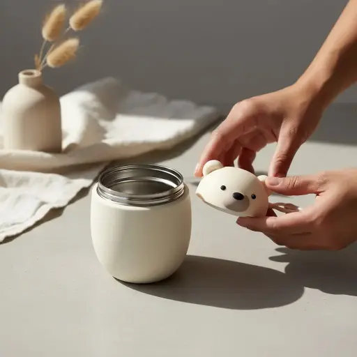 Asobu Bestie Polar Bear Food Jar 