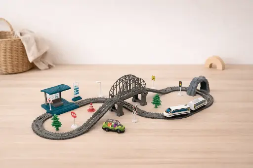 AUTREE WOODEN TRACK TRAIN SET