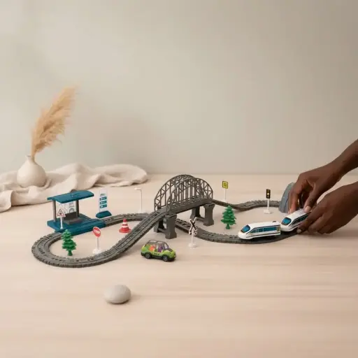 Autree Wooden Track Train Set