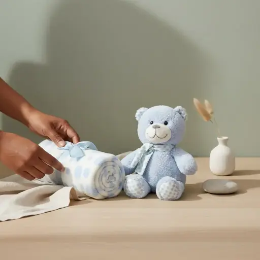 Bear + Blanket Set Gift