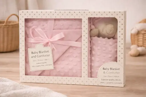 Comforter + Blanket Set Gift