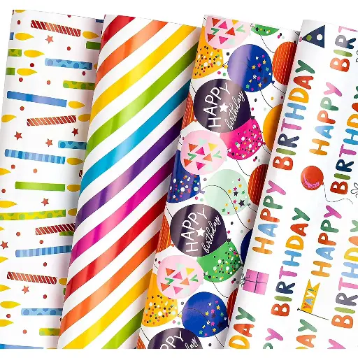 Wrapping papers (Birthdays, Christmas, Etc)