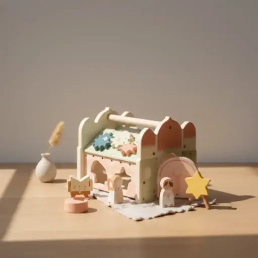 Islamic Wooden Shape Sorter 