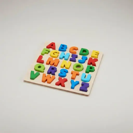 Macaron Capital Letter Cognitive Board