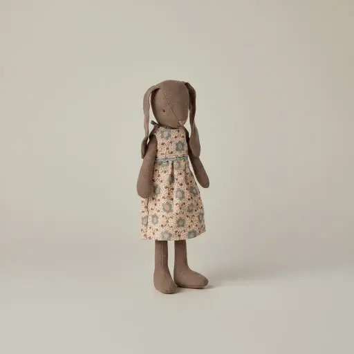 Maileg Danish Bunny, Size 2 - Brown - Dress