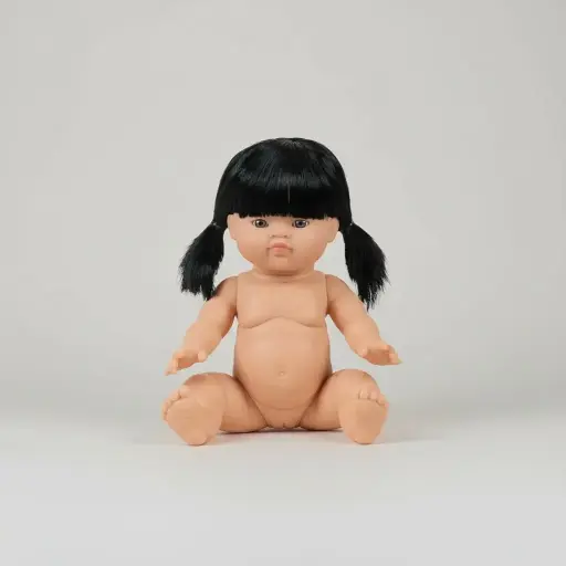 Minikane Kaya, poupée Gordis 34cm naked Doll 34cm in vinyl