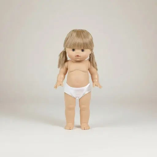 Minikane Yzé, poupée Gordis 34cm naked Doll 34cm in vinyl