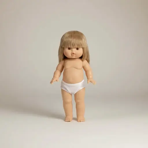Minikane Zoélie, poupée Gordis debout 37cm naked Doll 37cm in vinyl