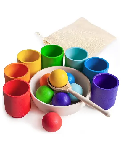 Qiaike 7 Colors Balls And Cup 