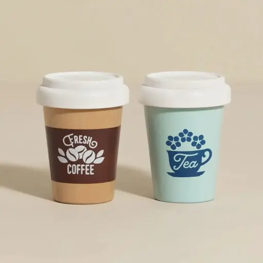 Le Toy Van Wooden Tea & Coffee Cups 