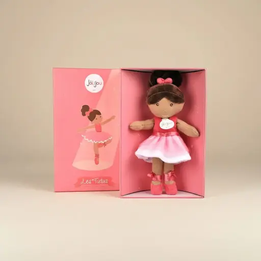 Doudou Ma Poupee Ballerine Rose 