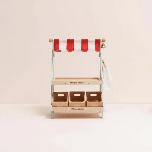 Le Toy Van Wooden Market Stall & Accessories 