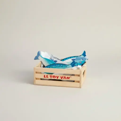 Le Toy Van Fresh Fish Market Crate 