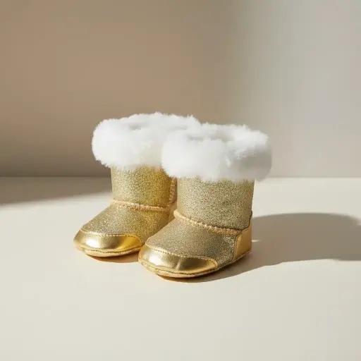 Heless Golden boots, size 38-45 cm