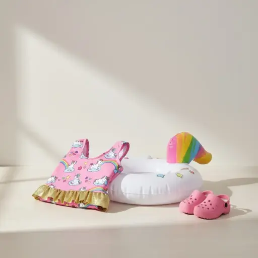 Heless Unicorn swimming set 'Henri', size 35-45 cm